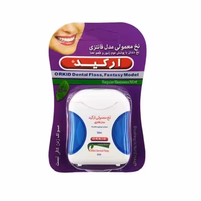 نخ دندان ارکید مدل فانتزی نعنایی طول 50 متر