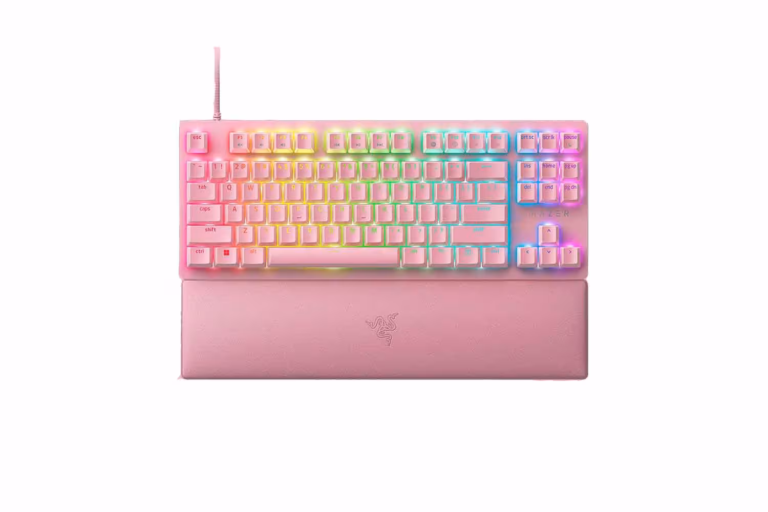 کیبورد ریزر Keyboard HUNTSMAN V2 TENKEYLESS Quartz