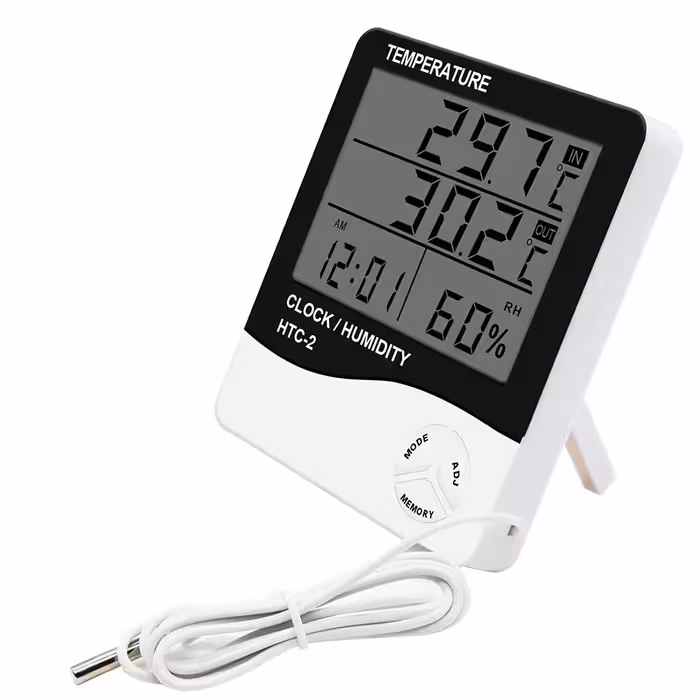 دماسنج‌ و‌ رطوبت‌ سنج دیجیتال HTC-2 ا HTC-2 Thermo Humidity Meter