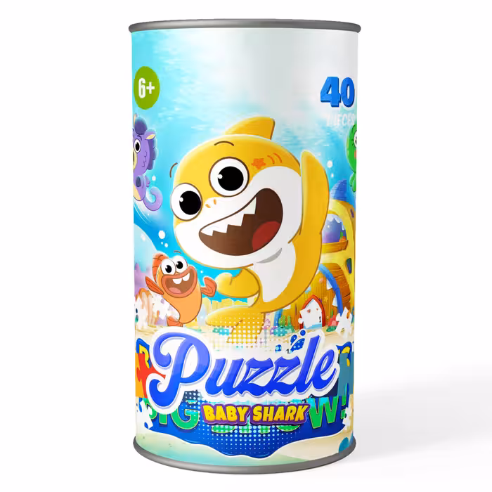 پازل 40 تکه کارتون ماجراجویی بیبی شارک