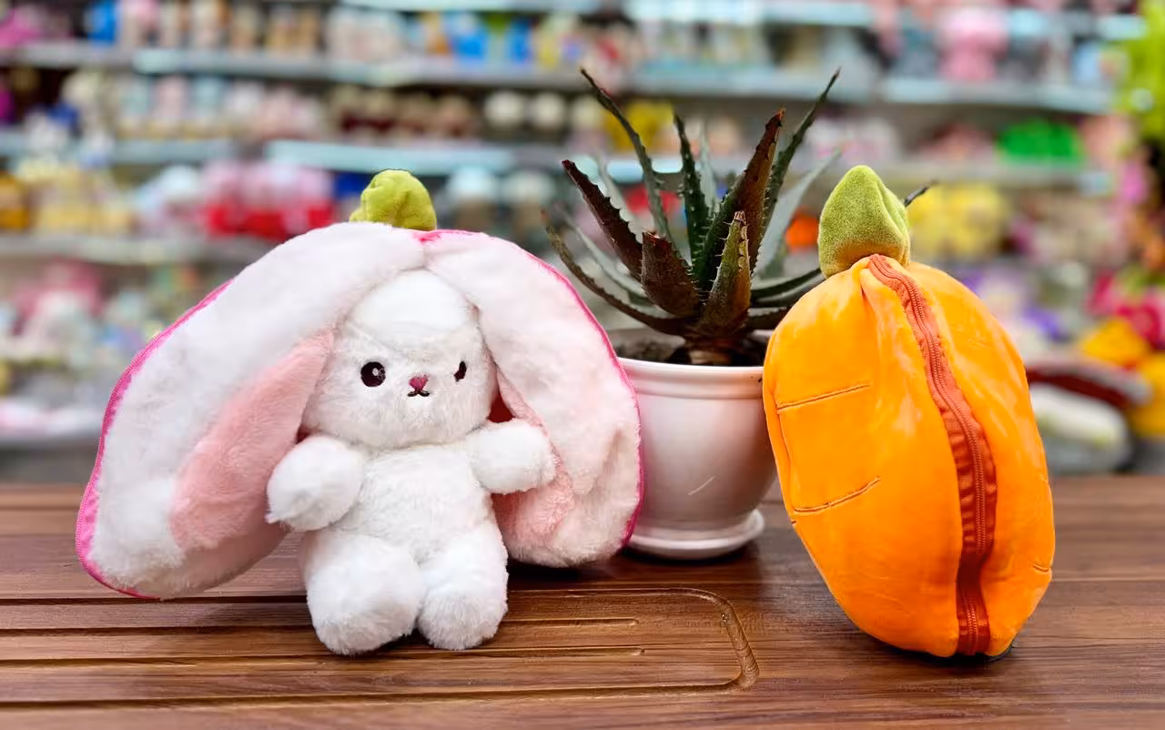 عروسک خرگوش سوپرایزی مدل هویج