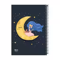 دفتر طراحی 60 برگ رحلی سیمی فانتزی الیپون طرح 2