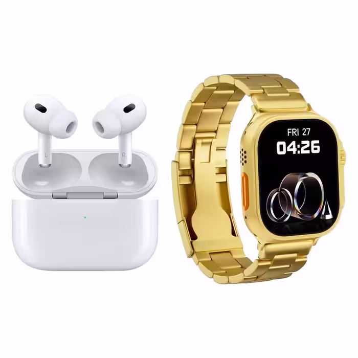 ساعت هوشمند مدل H20 ULTRA 49mm دارای صفحه نمایش رنگی و لمسی، کنترل موسیقی (Music Player)، کنترل سطح اکسیژن خون، قابلیت مکالمه از طریق بلوتوث بند استیل به همراه هندزفری | کالا مکس
