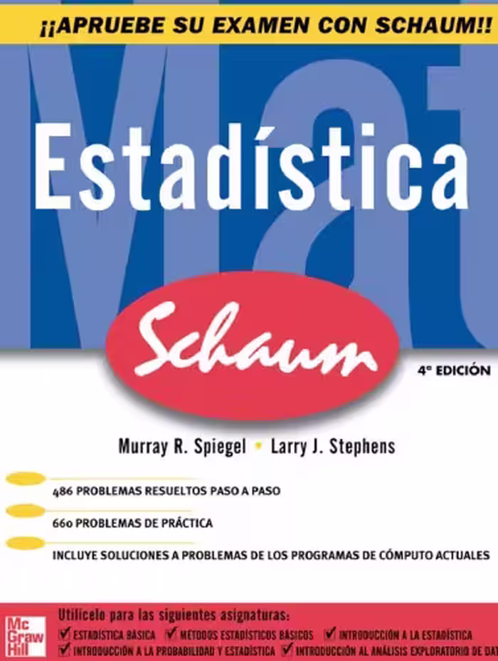 خرید و دانلود نسخه کامل کتاب Estadística