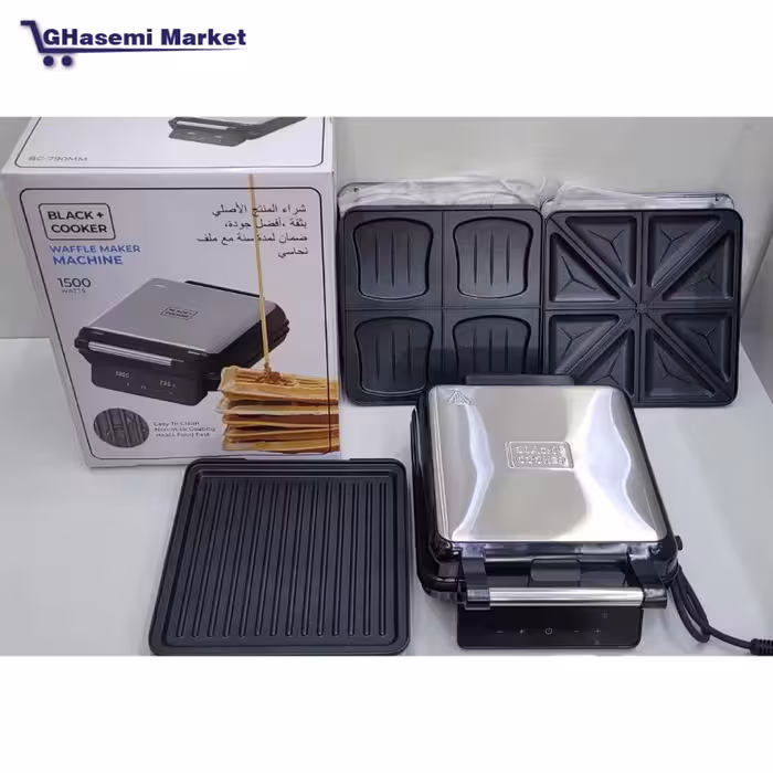 ساندویچ ساز صفحه دیجیتال 4 کاره بلک اند کوکر مدل 790