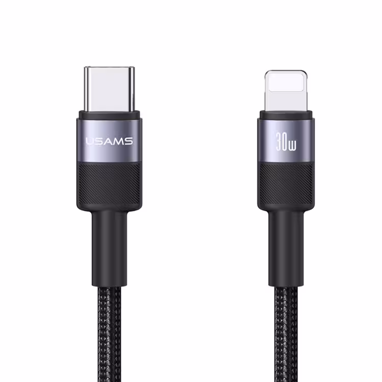 کابل تبدیل USB-C به لایتنینگ یوسمز مدل SJ729-30W طول 1.2 متر