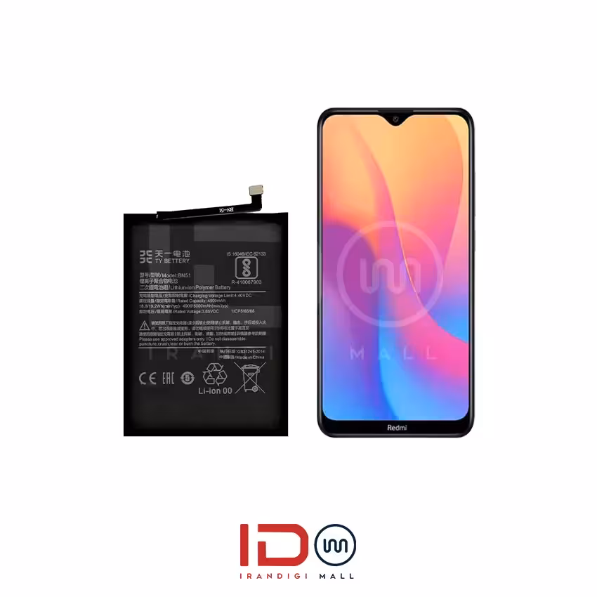 باتری اورجینال گوشی موبایل شیائومی REDMI NOTE 8A مدل BN51