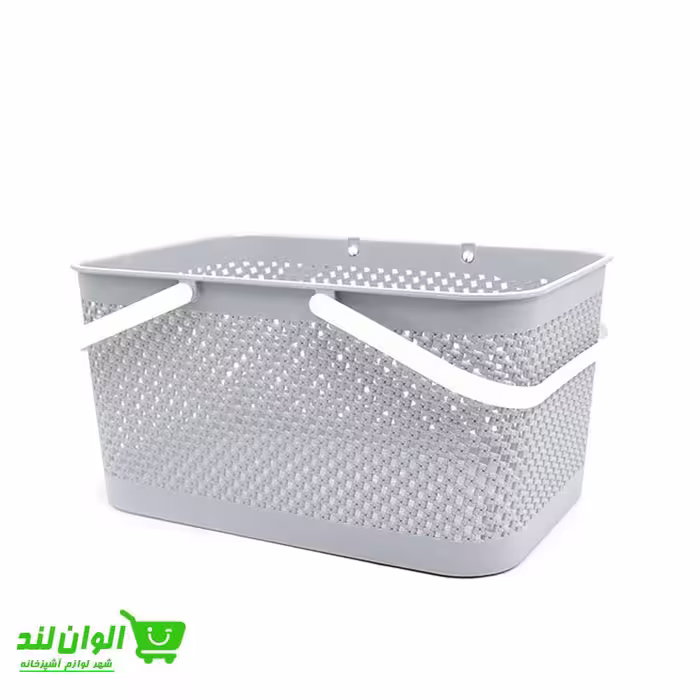 سبد ارگانایزر خرید لیمون طرح بافت کد 22008