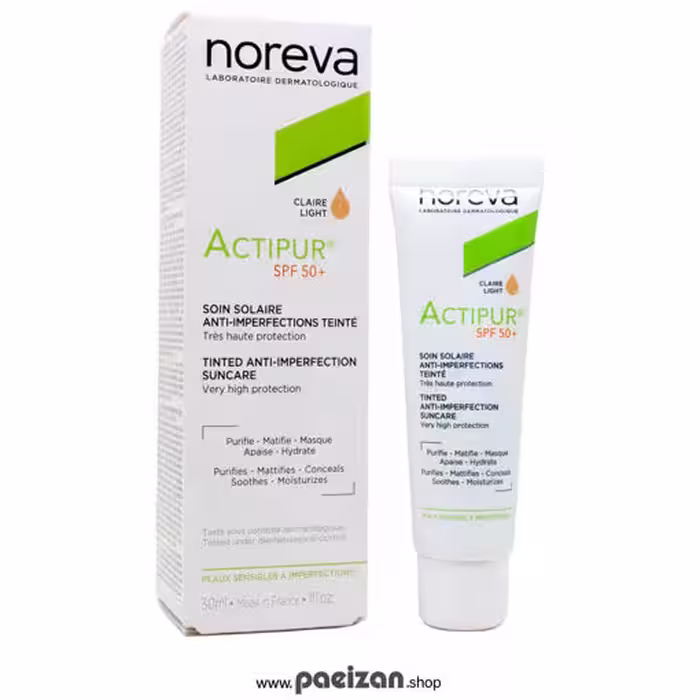 کرم ضد آفتاب رنگی اکتی پور نوروا  SPF50