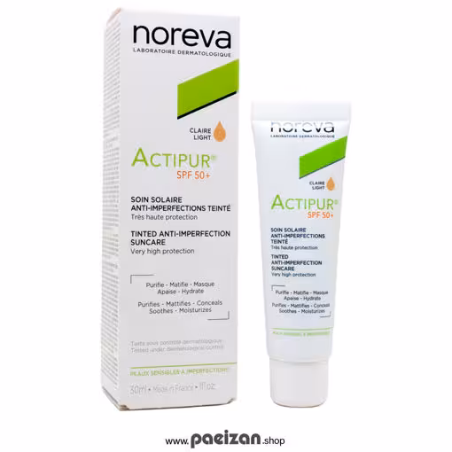 کرم ضد آفتاب رنگی اکتی پور نوروا  SPF50