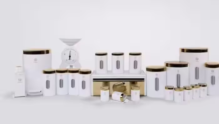 سرویس آشپزخانه اورانوس23 پارچه استوانه ای B0011     N