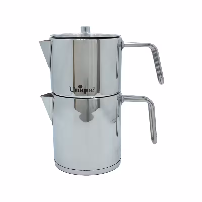 ست کتری و قوری یونیک مدل استیل کد 7264