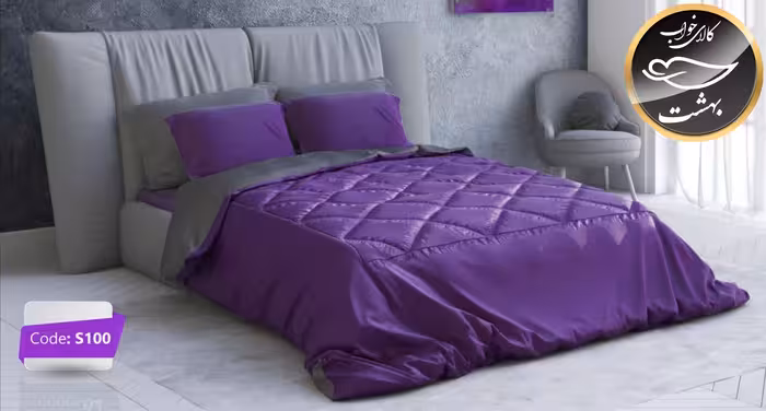 روتختی دورو تک رنگ دونفره شش‌ تکه برند ترکسان کد S100