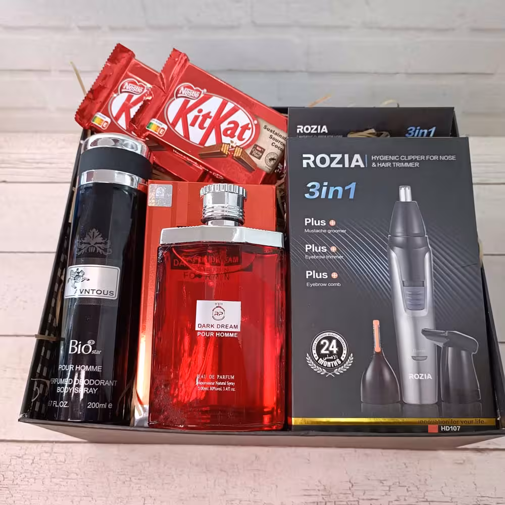 باکس هدیه ولنتاین مردانه کد V562