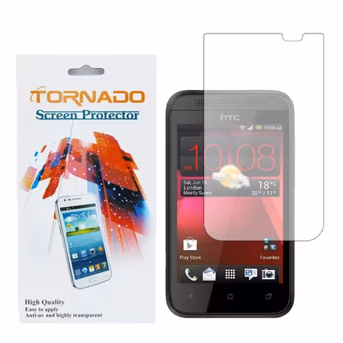 محافظ صفحه نمایش نانوگلس TORNADO مناسب موبایل  HTC d200