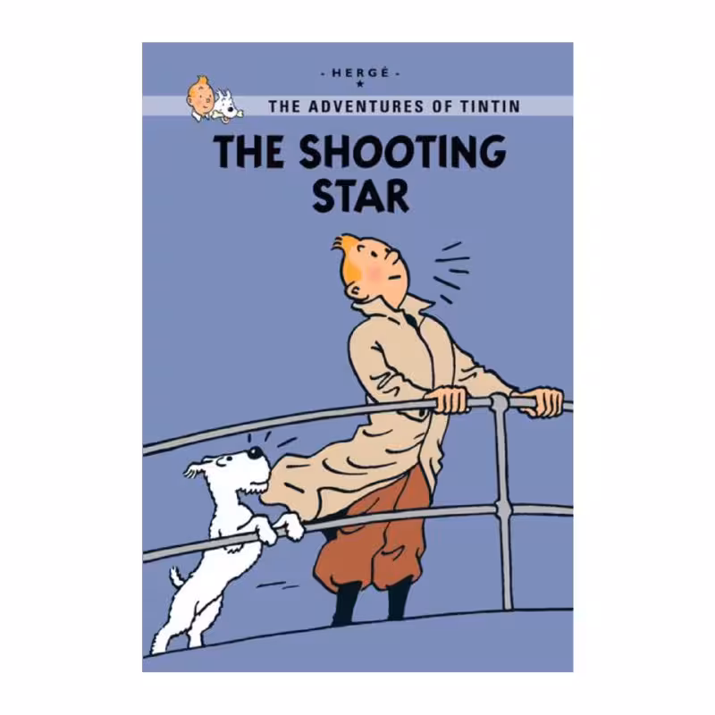 کتاب تن تن و ستاره اسرار آمیز The Adventures of TinTin The Shooting Star
