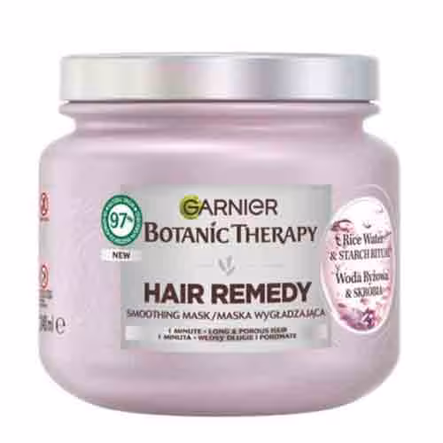 ماسک مو فرانسوی گارنیر بوتانیک Garnier Botanic – Activated Charcoal پاکسازی آبرسان حاوی ذغال ،روغن سیاه دانه 340 میل