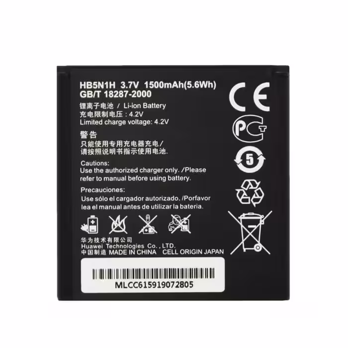 باطری اصلی هواوی HUAWEI G300 - HB5N1H