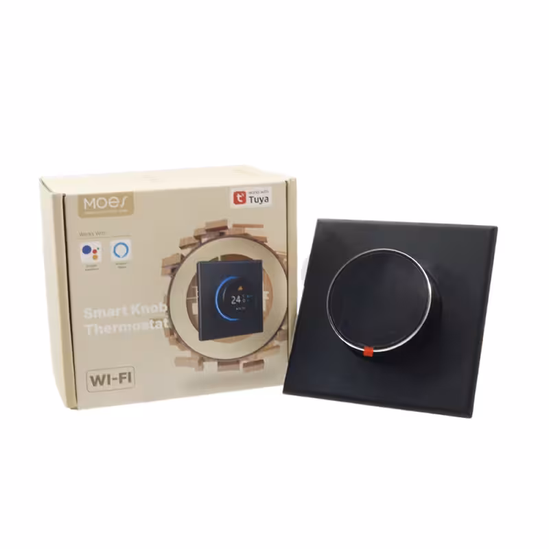 ترموستات هوشمند BHT-7000GA با کنترل چرخشی و نمایشگر رنگی