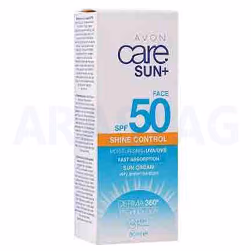 کرم ضد آفتاب بی رنگ آون AVON مدل  CARE SUN حجم 50 میلی