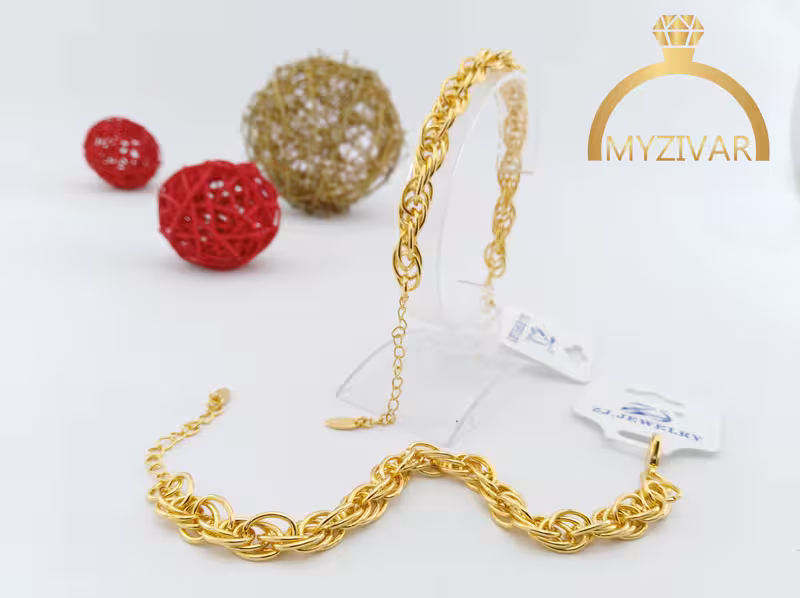 دستبند مدل کارتیر طرح طلا | 11557