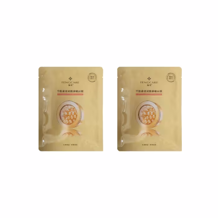 ماسک صورت فنجکر مدل sheep placenta extract sodium hyaluronate وزن 30 گرم مجموعه 2 عددی