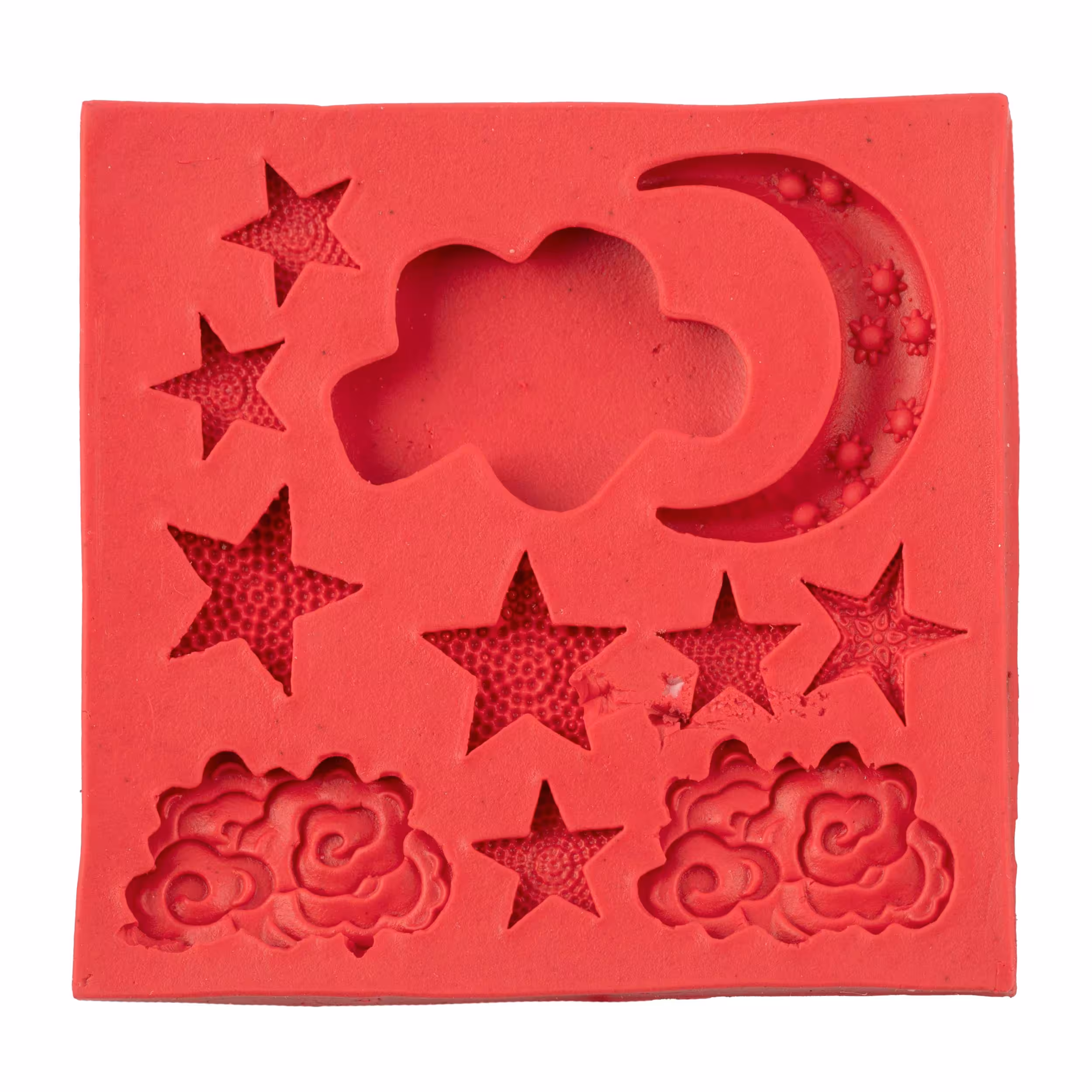 قالب مولد فوندانت سیلیکونی سورناپارت طرح ابر و ماه کد 527