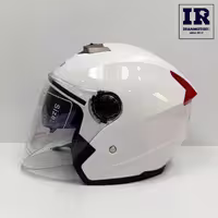 کلاه کاسکت بدون فک تکنیک Technic سفید