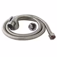 شلنگ توالت برنجی کروم مات