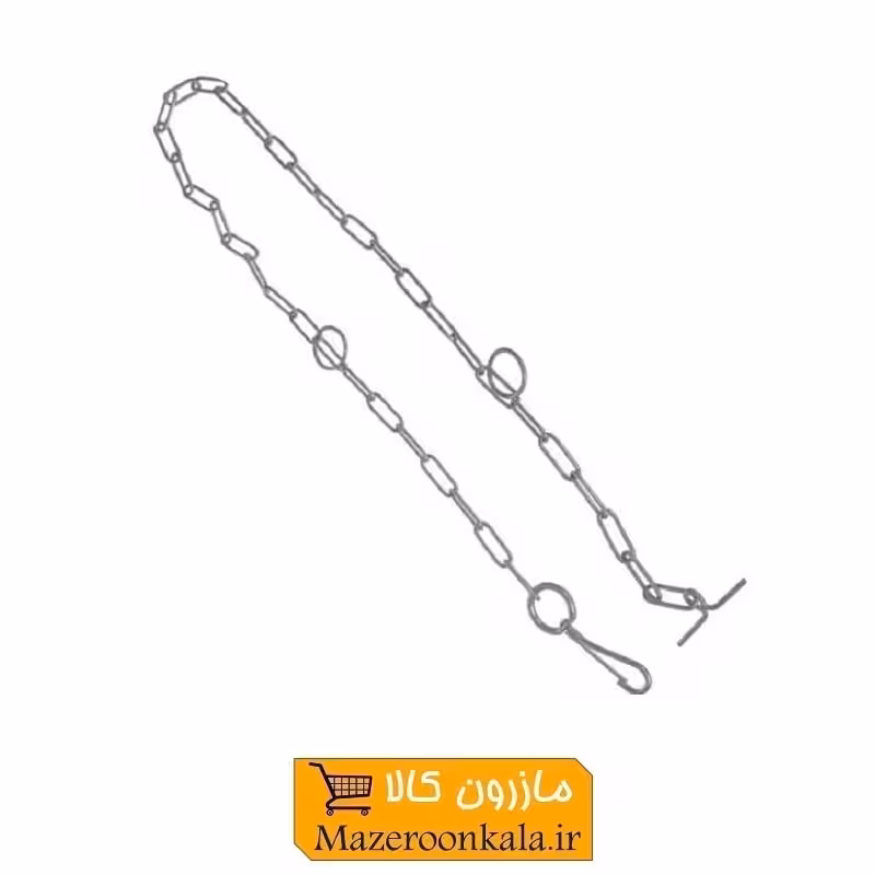 زنجیر و هرزگرد قلاده سنگین سایز 4، وزن 635 گرم و طول 2 متر تولید ایران HPS-011
