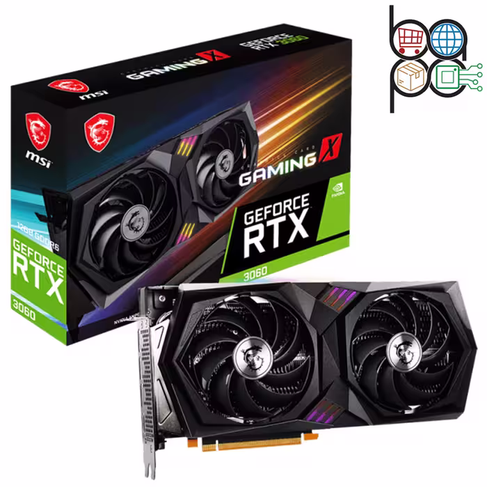 کارت گرافیک MSI RTX 3060 GAMING X 12G