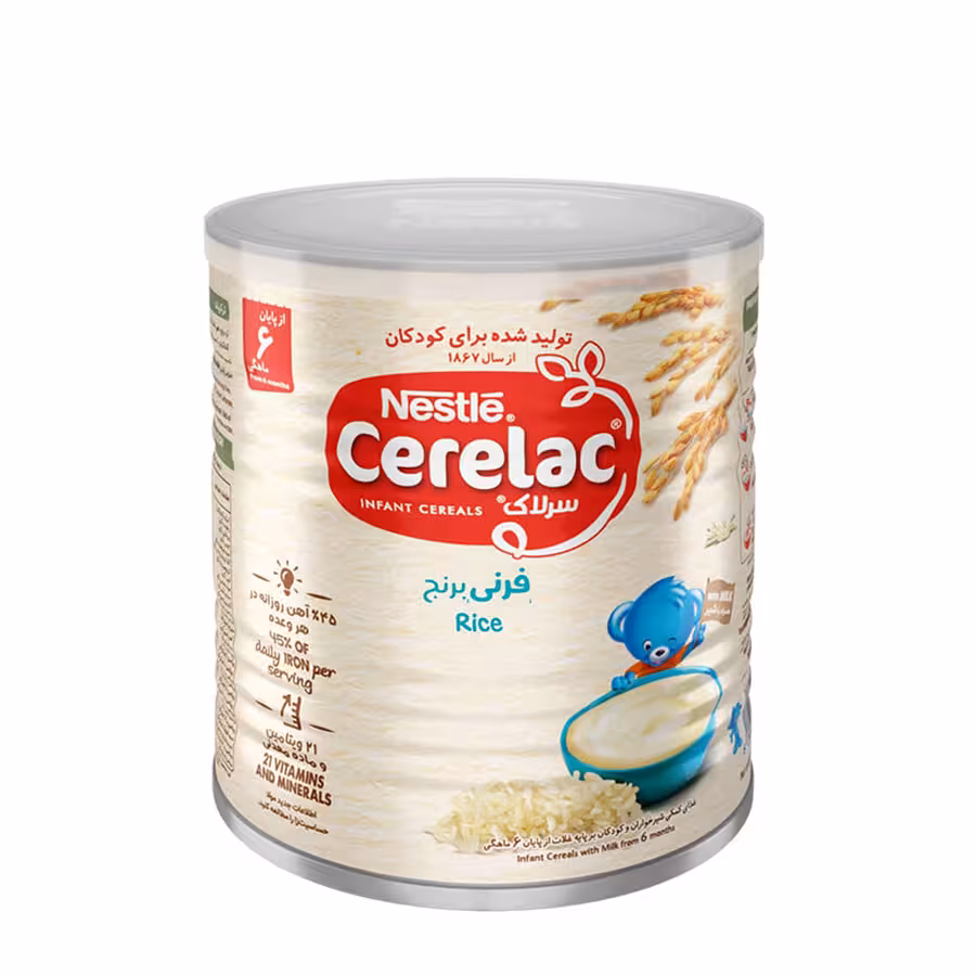 سرلاک فرنی برنج همراه با شیر نستله 400 گرم