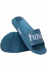 دمپایی اسلاید کلاسیک LOGOMANIA AZONITE SLIPPER BLUE Havaianas