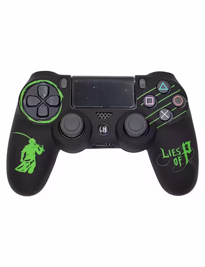روکش محافظ دسته PS4 لیزری مشکی سبز لایز آو پی