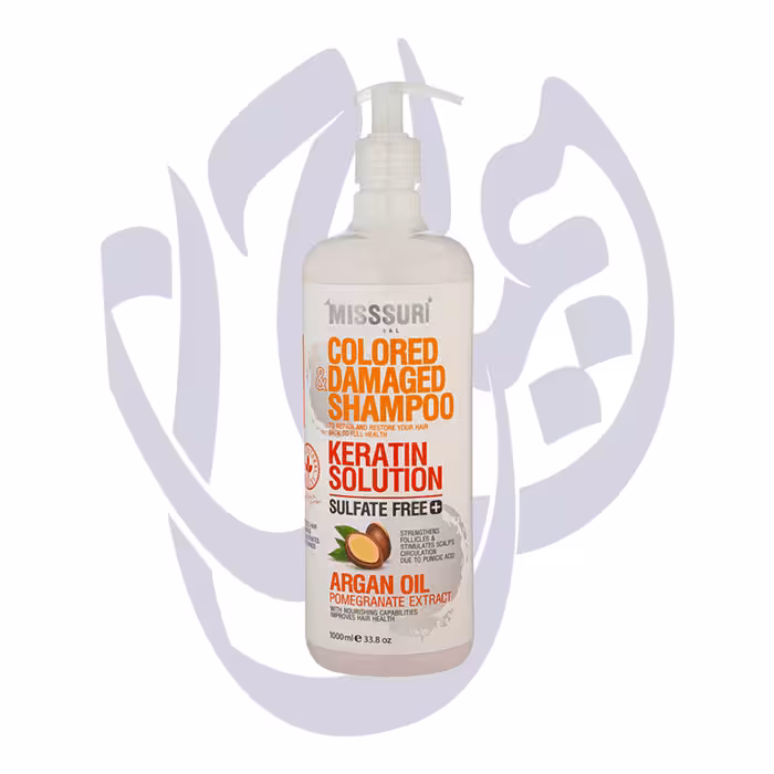 شامپو فری سولفات میسوری 1000 میلی مخصوص موهای رنگ شده