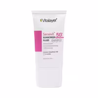 فلوئید ضد آفتاب  SPF50 بی رنگ سنسی ویت ویتالیر