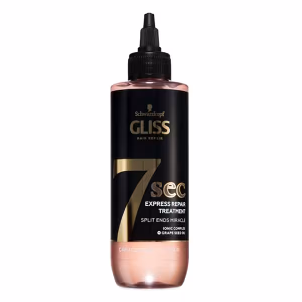 سرم ترمیم کننده موهای آسیب دیده و شکننده سری 7sec حجم 200 میل گلیس - GLISS