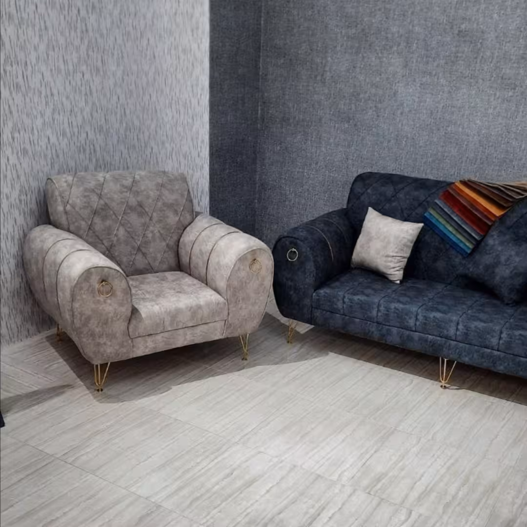 مبل اسکارلت-در  تنوع رنگبندی-فوم سرد-پایه خراطی یا فلزی به دلخواه