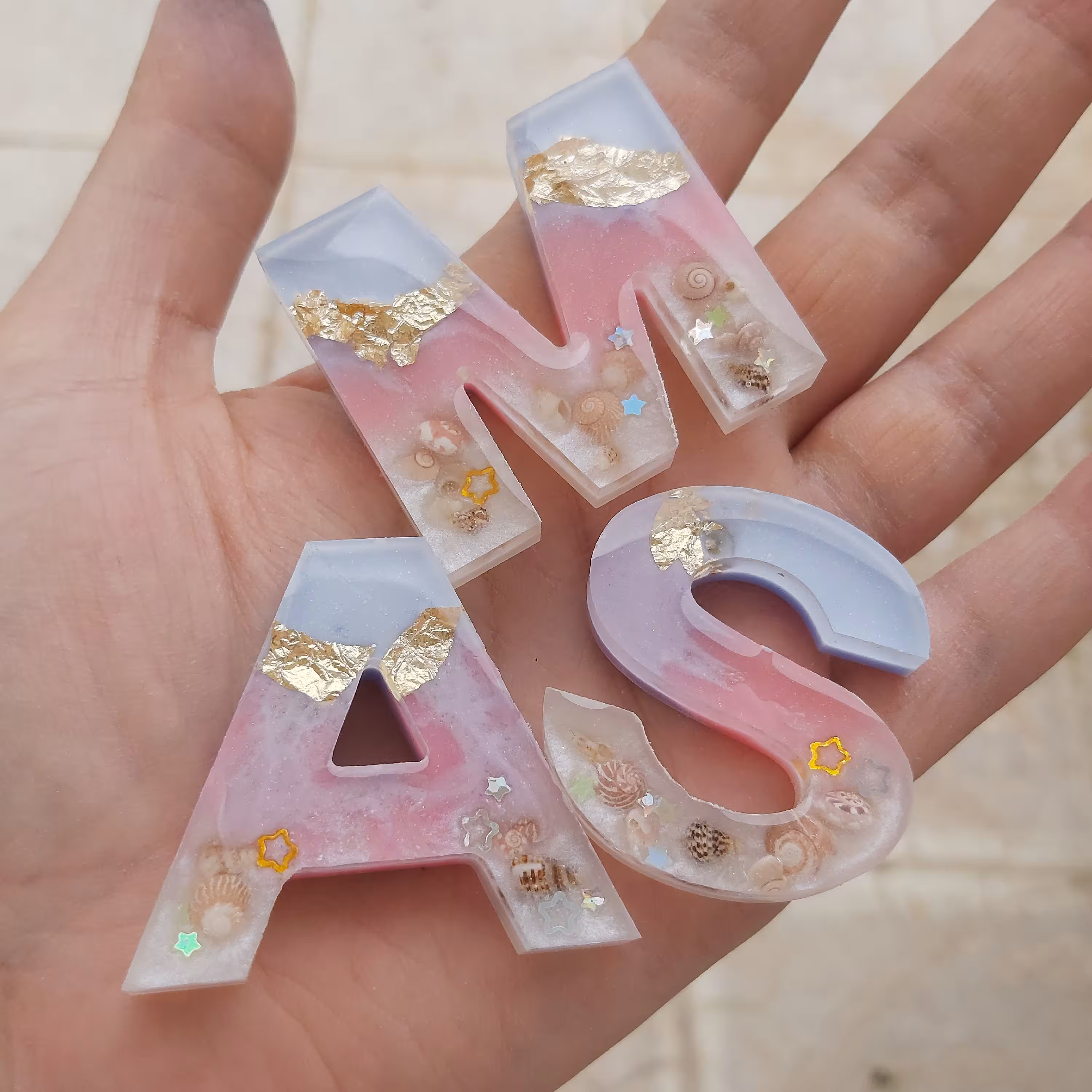 دسته کلید حروف رزینی 39