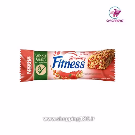 غلات بار فیتنس با طعم توت فرنگی