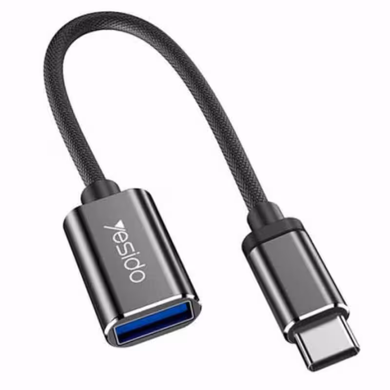 تبدیل کابلی Type-C به OTG USB مدل Yesido GS01
