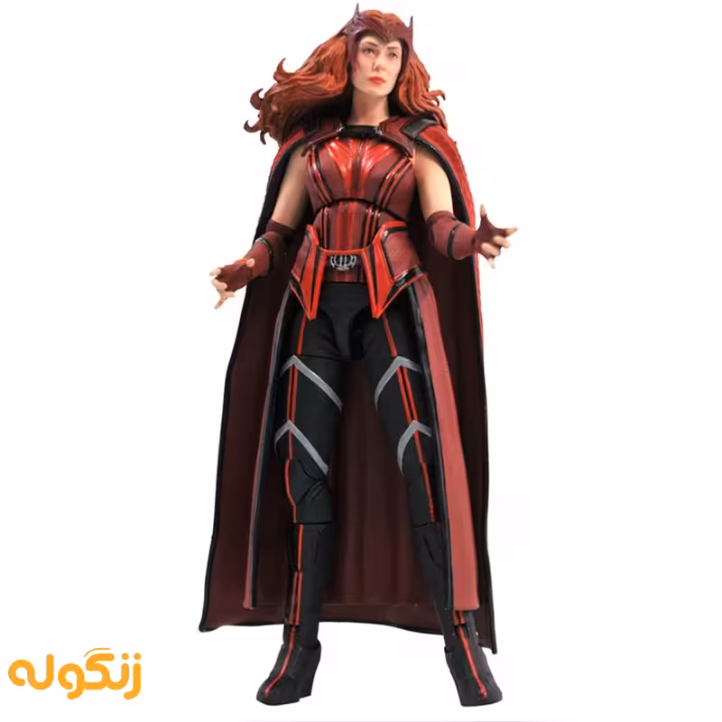 اکشن فیگور اسکارلت ویچ از سریال Wandavision - طول 18 سانتیمتر - زنگوله