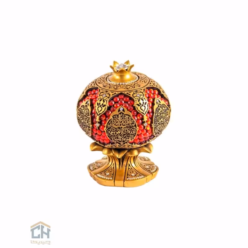 دکوری اسماء متبرکه گلدکیش طرح انار مدل 5705