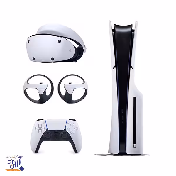 باندل کنسول بازی سونی مدل پلی استیشن 5 اسلیم استاندارد دیسک خور 2000 (made in japan)   هدست PS VR2