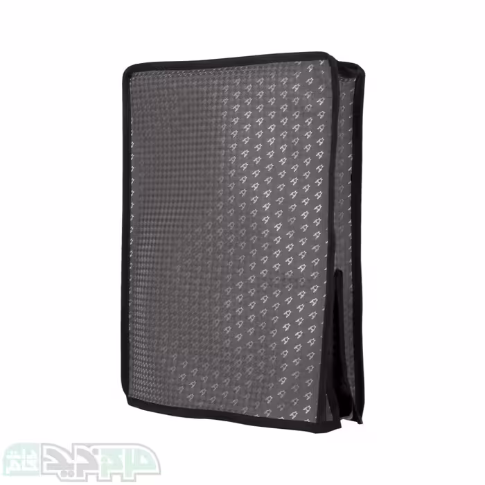 کاور کنسول PS5 طرح چرم طوسی