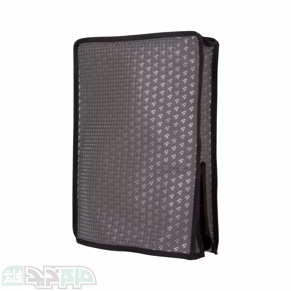 کاور کنسول PS5 طرح چرم طوسی