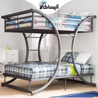 تخت خواب فلزی دو طبقه آنیسا مدل S80