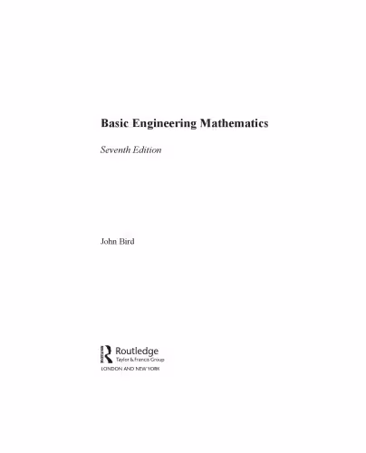 خرید و دانلود نسخه کامل کتاب Basic Engineering Mathematics