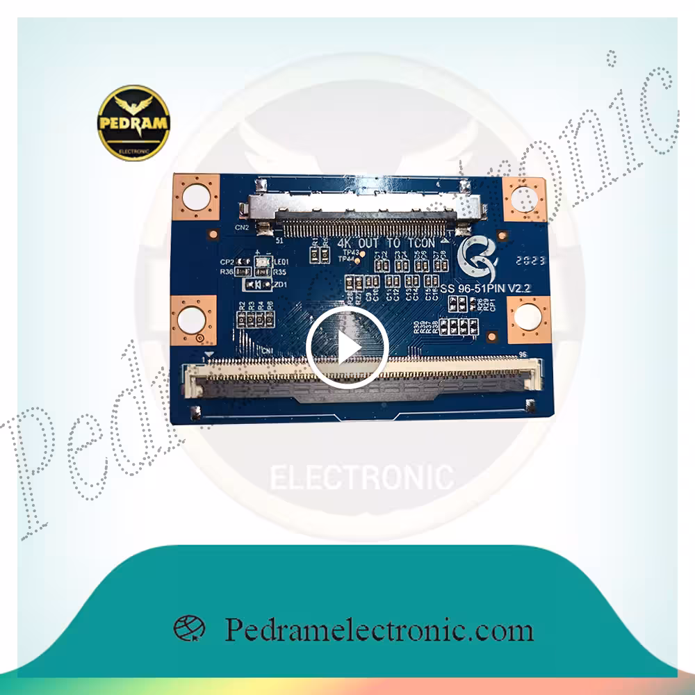 تبدیل پنل ابی رنگ تيكان دار TABDIL PANEL SAMSUNG 4K 96PIN-51PIN AU-NU-TU BLUE BN41-02568تبديل پنل سامسونگ فوركي 96پين 51پين ابي