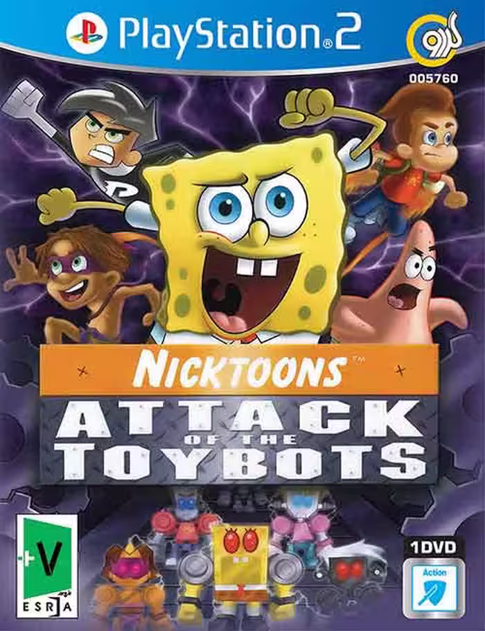 بازی Nicktoons Attack Of The Toybots برای PS2